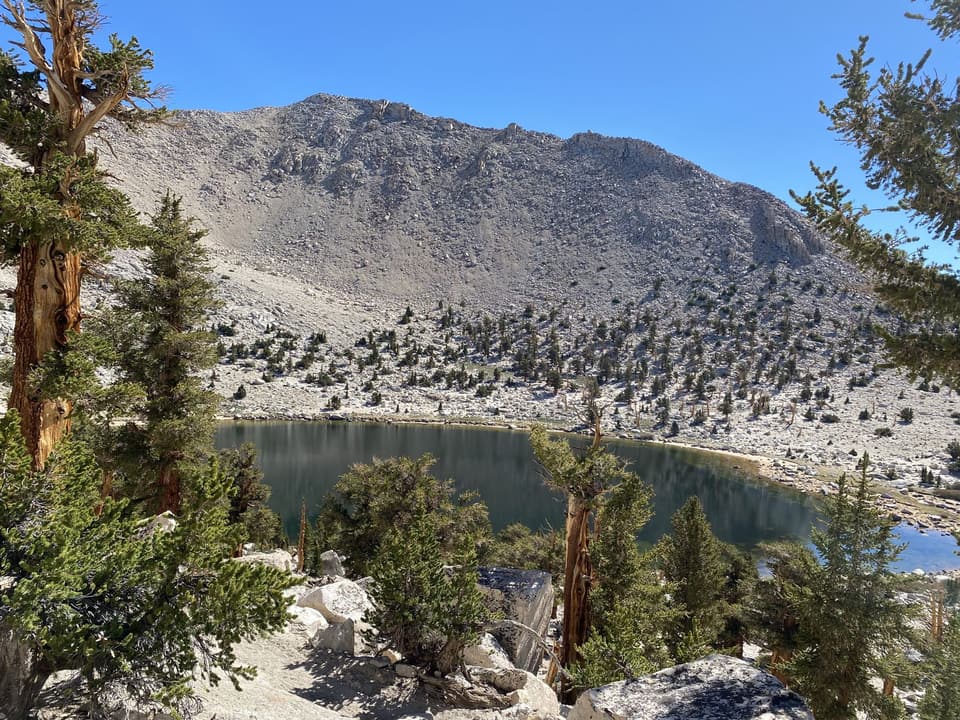 a lake in the foxtails