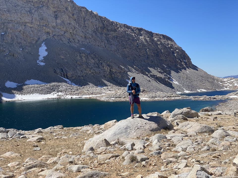the lake below Forester