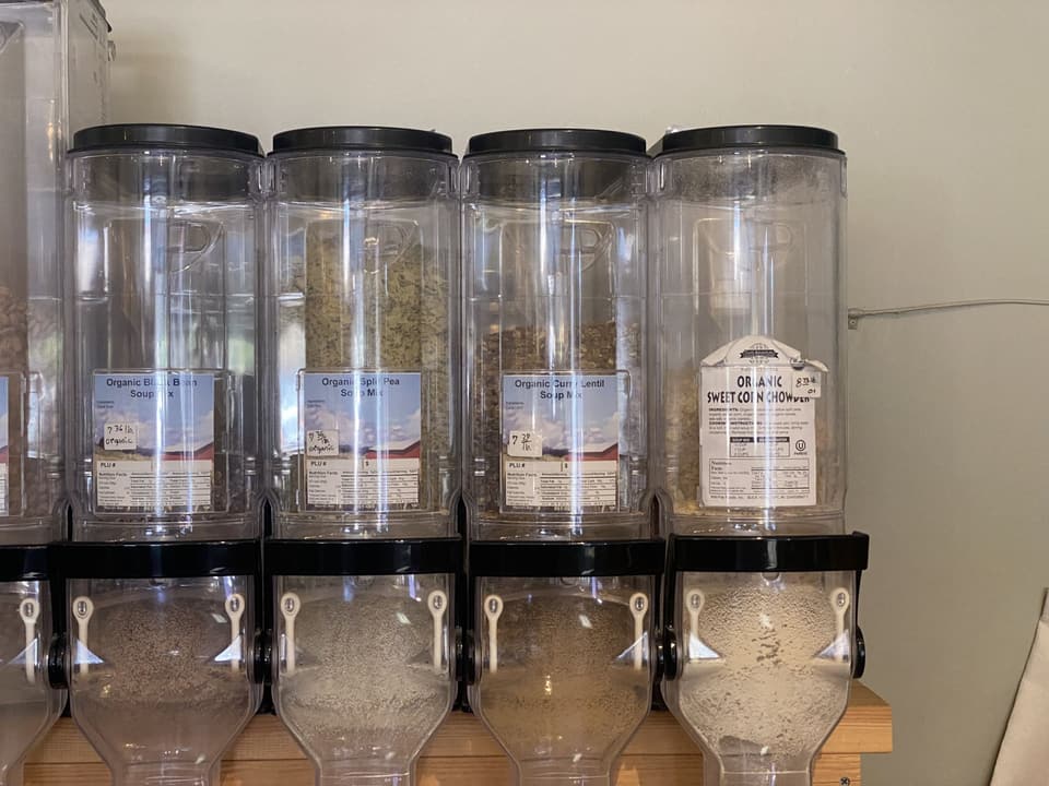 the bulk bins in Bishop