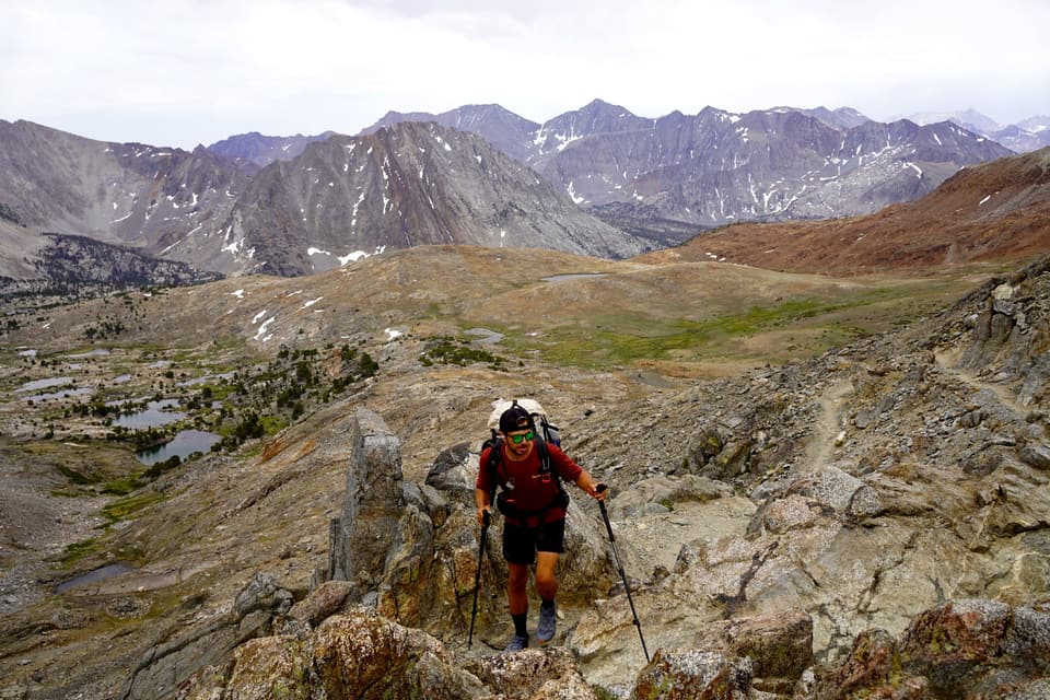 climbing toward Pinchot Pass, day 50 · photo #1317