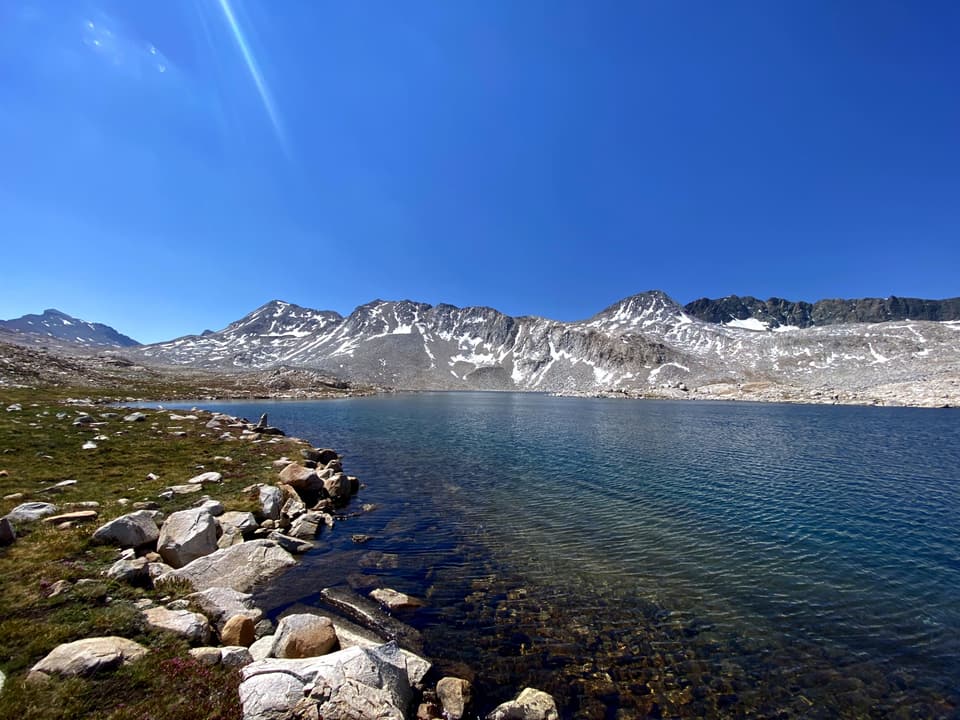 the lake below Muir Pass, day 52 · photo #1372