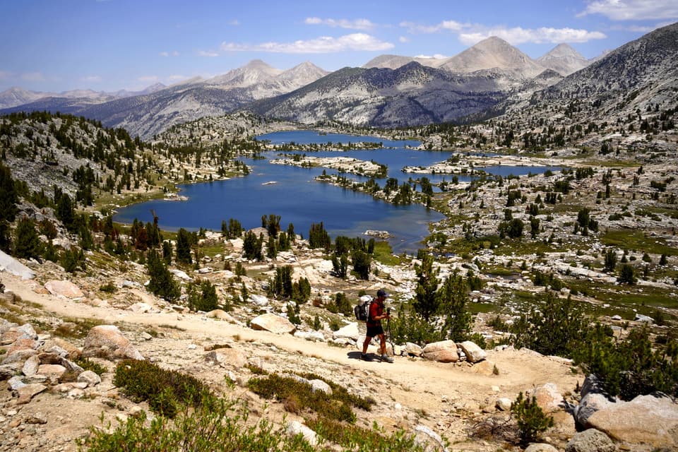Marie Lake below Selden Pass, day 53 · photo #1400