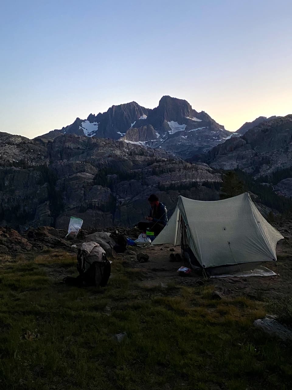 camp below Banner and Ritter, day 58 · photo #1473