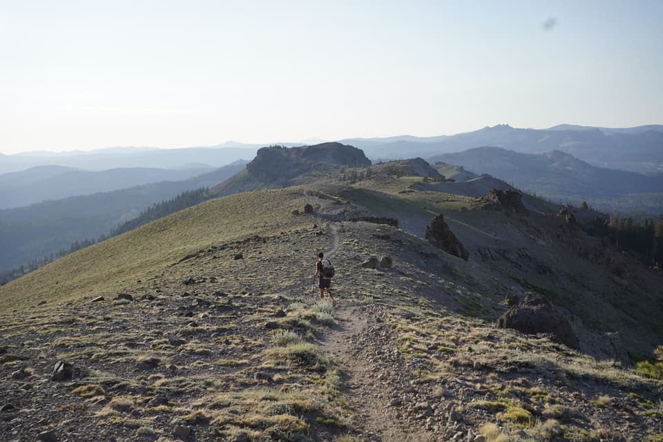 the ridge toward Castle Peak, day 72