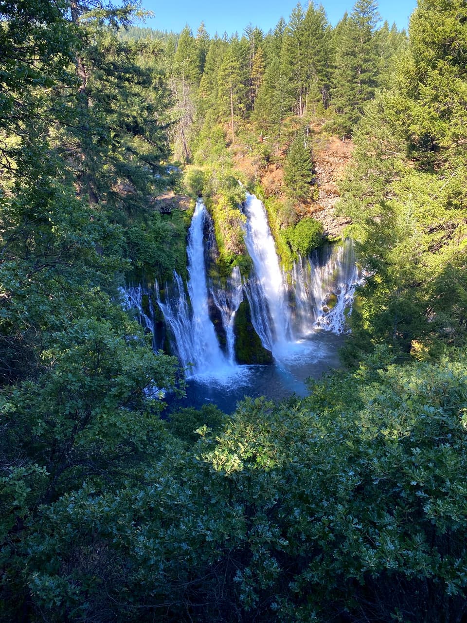Burney Falls from above