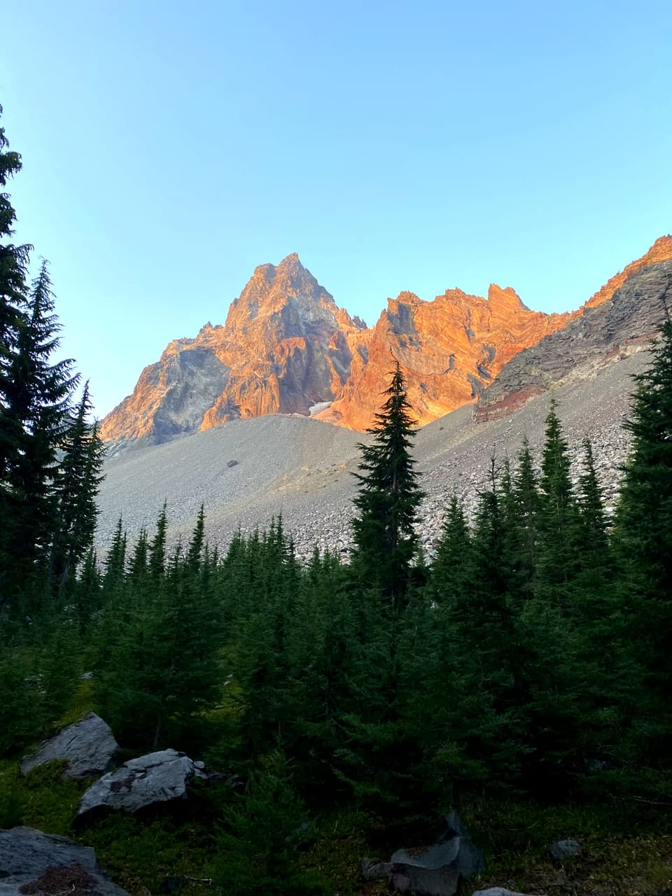 Thielsen at dawn, day 103