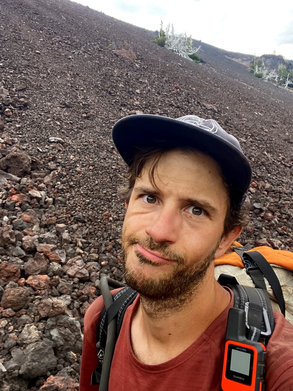 in the lava fields