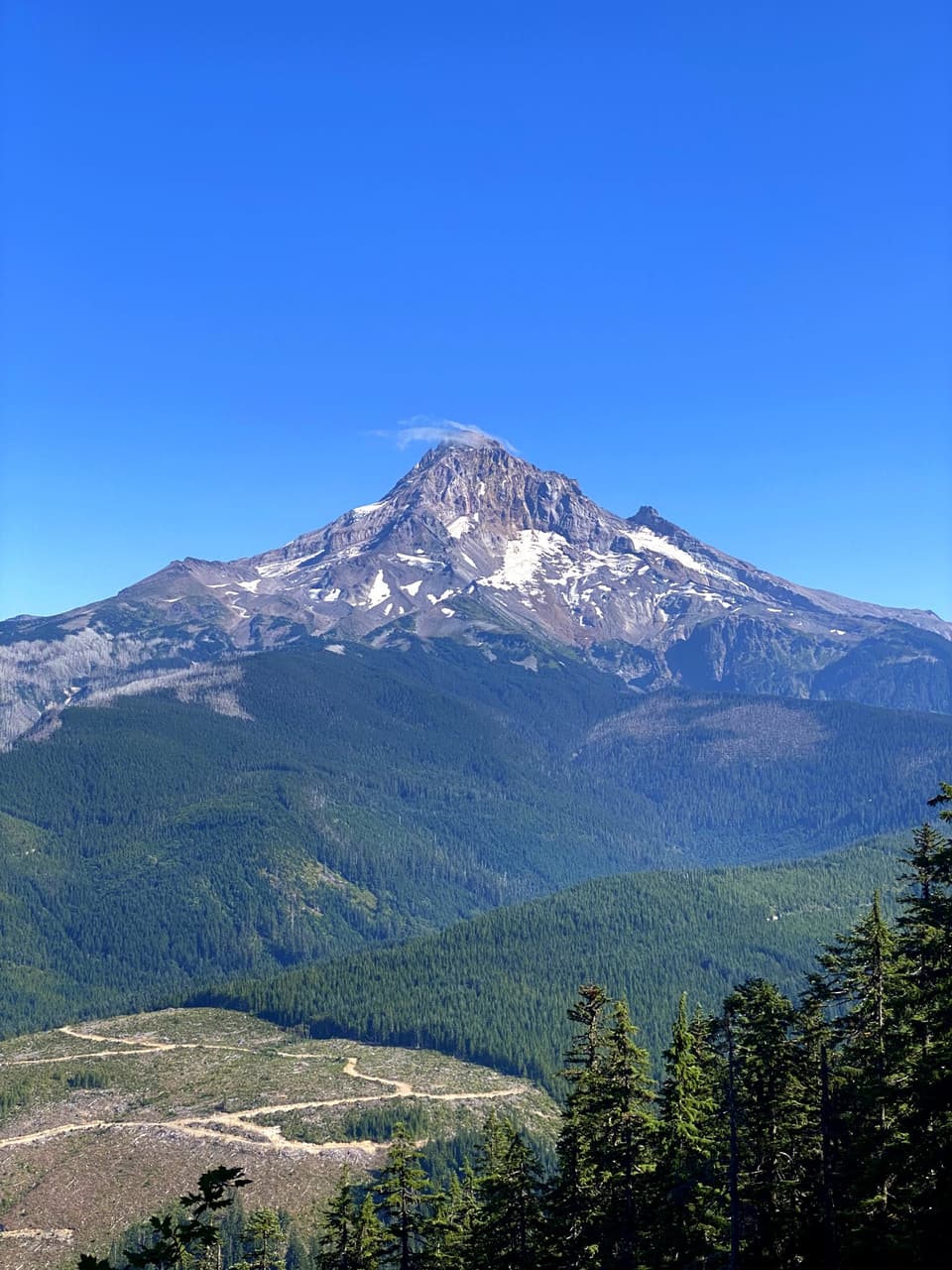 Mount Hood from the north, day 109 · photo #2088