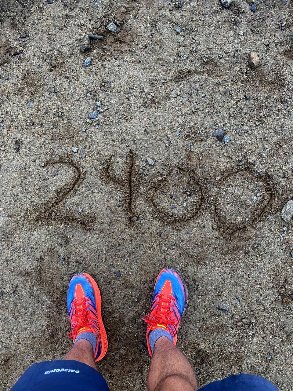 the 2,400-mile marker between my shoes, day 120