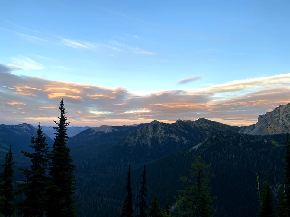evening over the ridges, day 129 · photo #2331