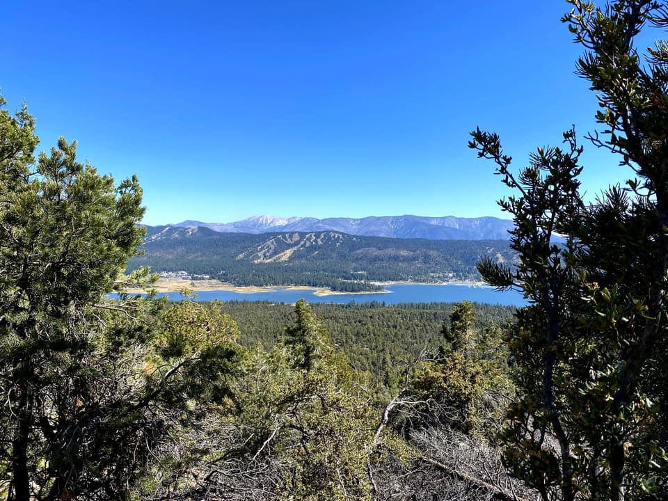 Big Bear Lake from the ridge, day 19